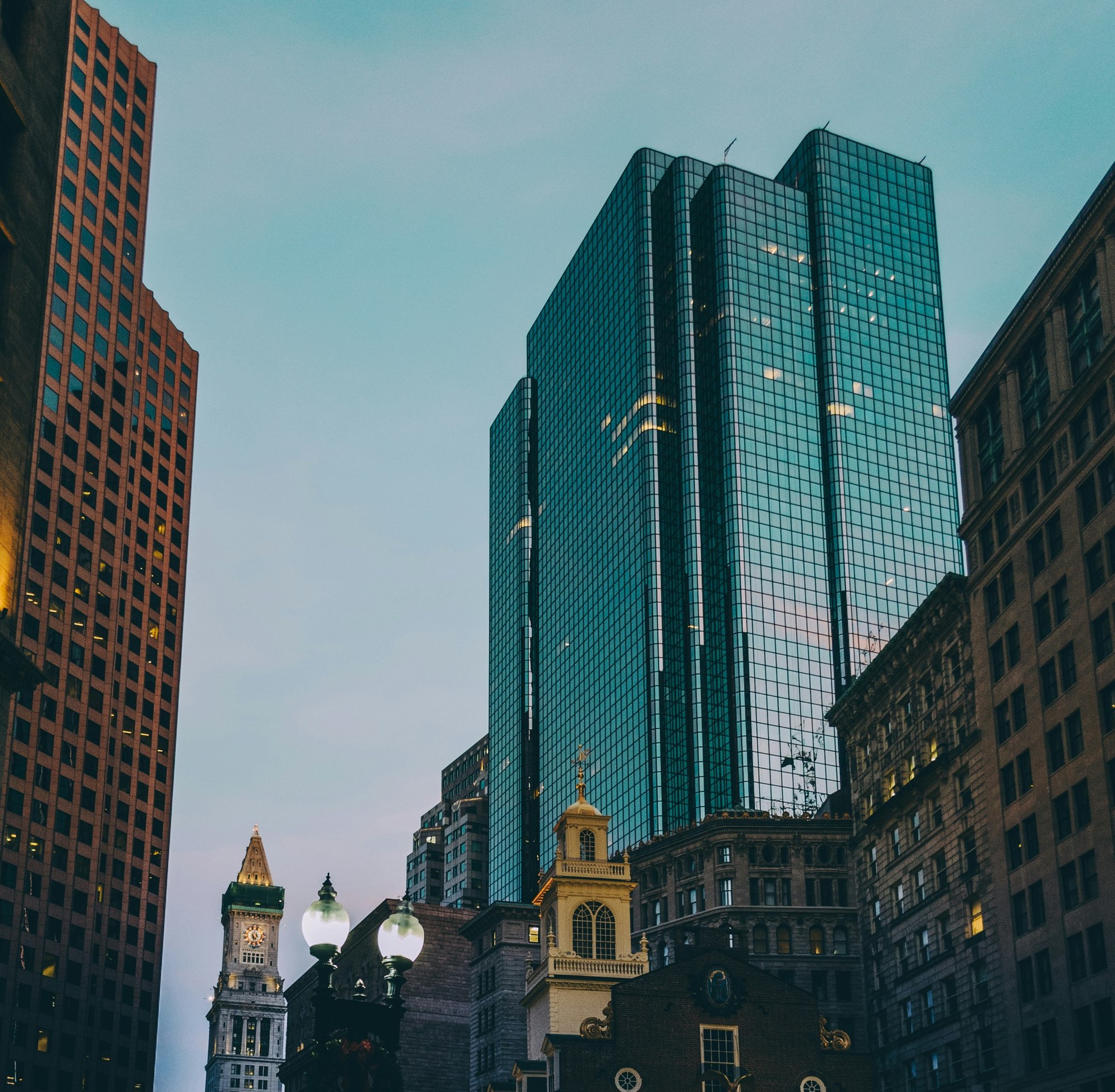Boston downtown skyline daytime